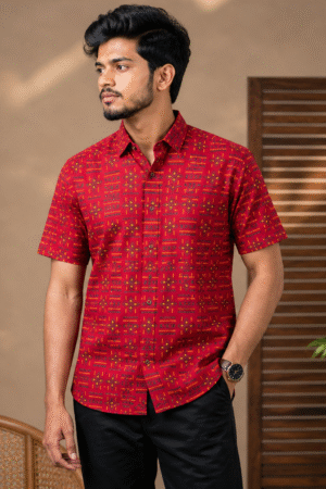 Premium Slab Cotton Half Shirt | Aarong Slab Cotton | Summer Collection