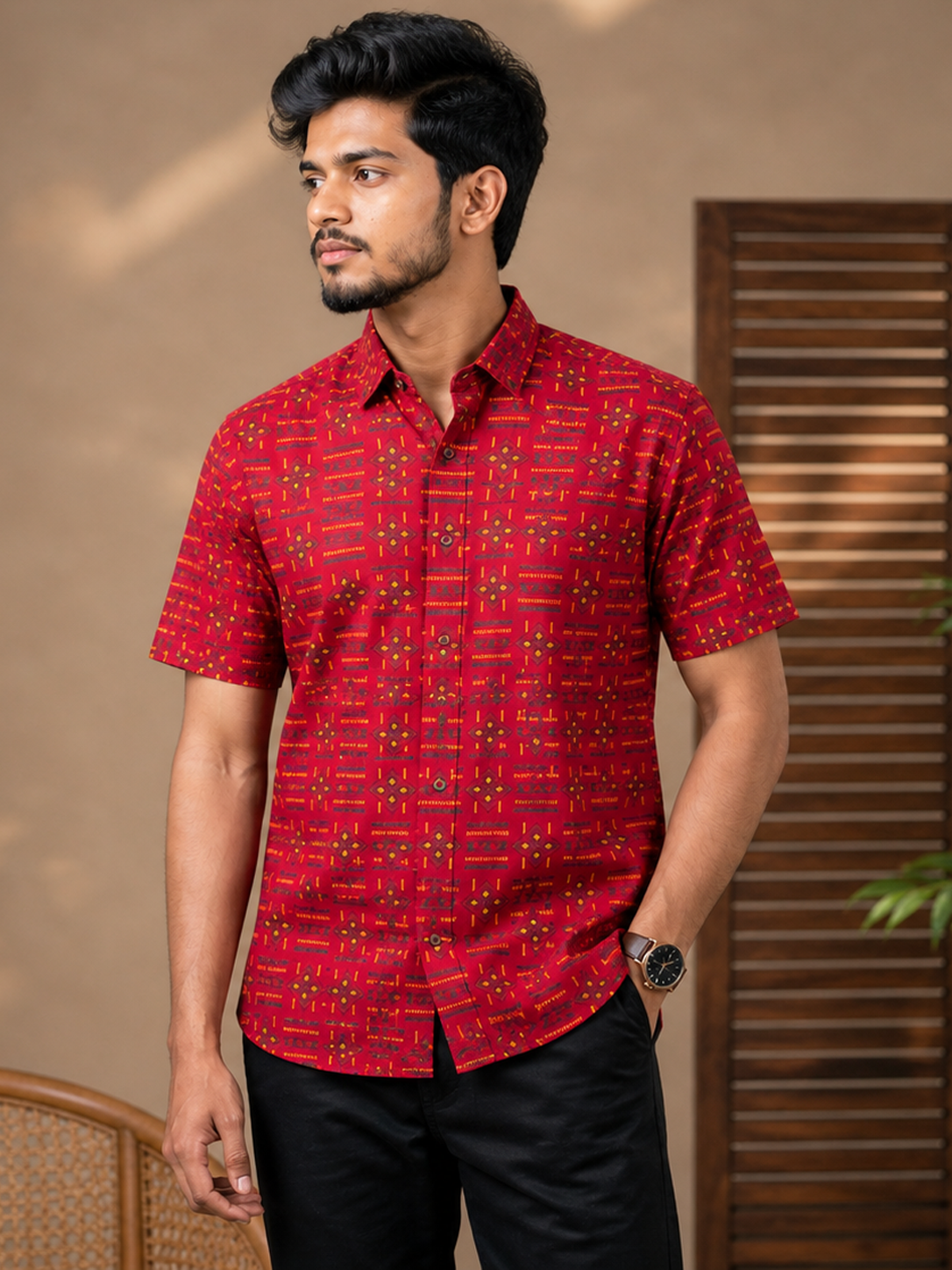 Premium Slab Cotton Half Shirt | Aarong Slab Cotton | Summer Collection