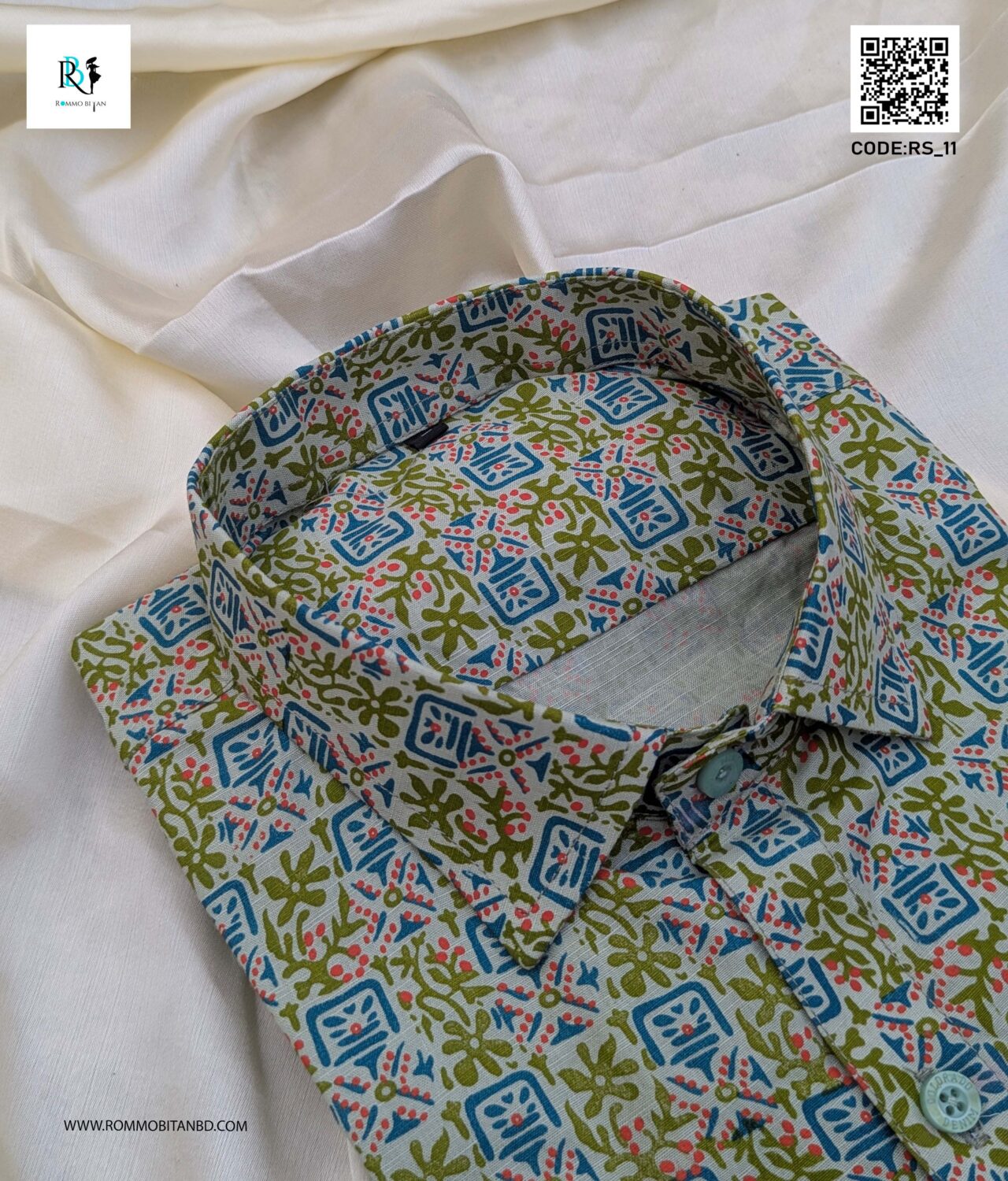 Premium Slab Cotton Half Shirt | Aarong Slab Cotton | Summer Collection |