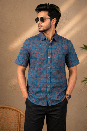 Premium Slab Cotton Half Shirt | Aarong Slab Cotton | Summer Collection