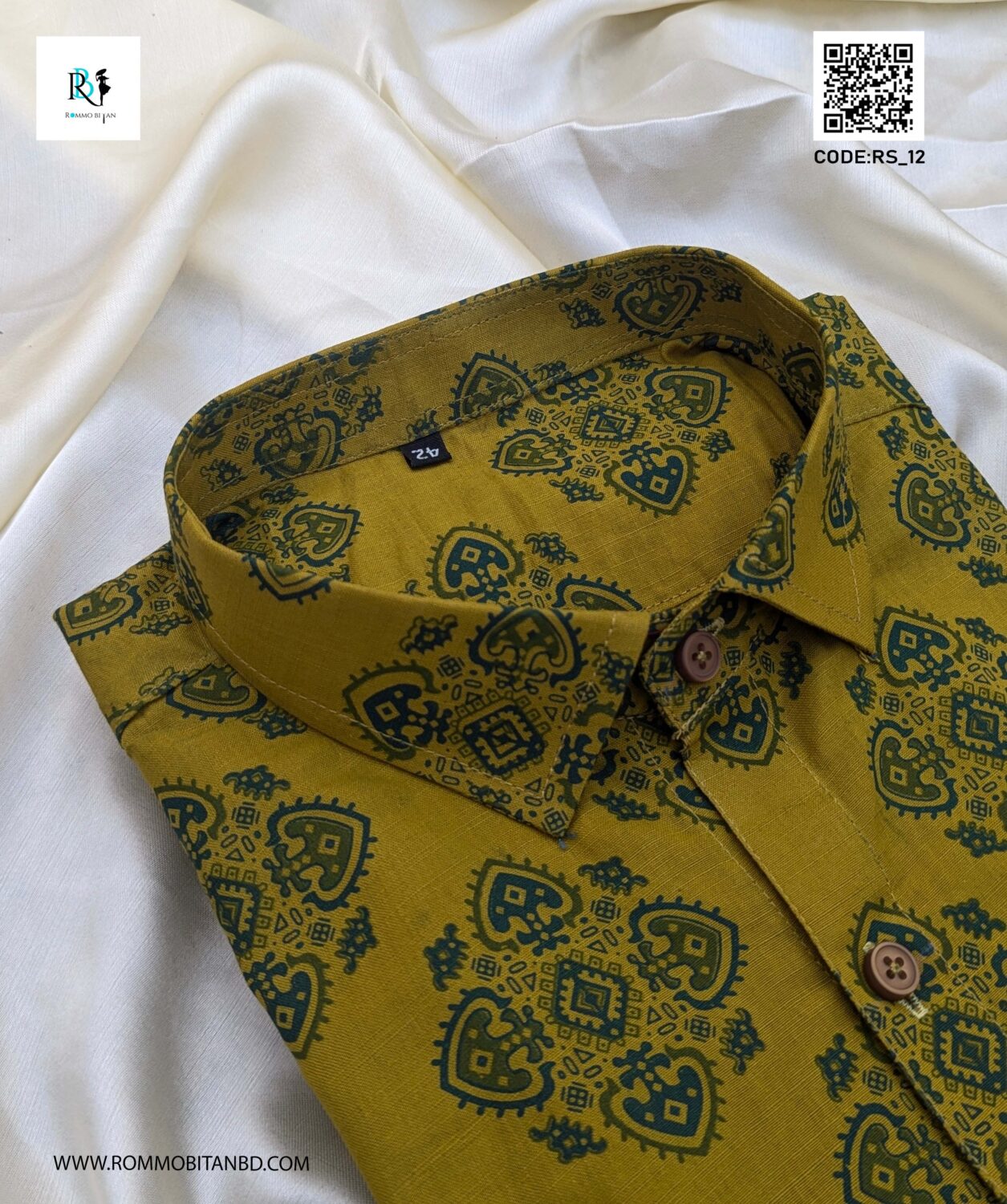 Premium Slab Cotton Half Shirt | Aarong Slab Cotton | Summer Collection |