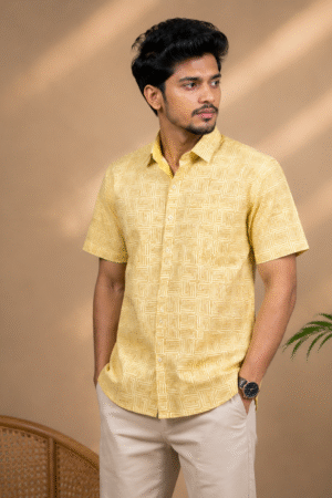 Premium Slab Cotton Half Shirt | Aarong Slab Cotton | Summer Collection