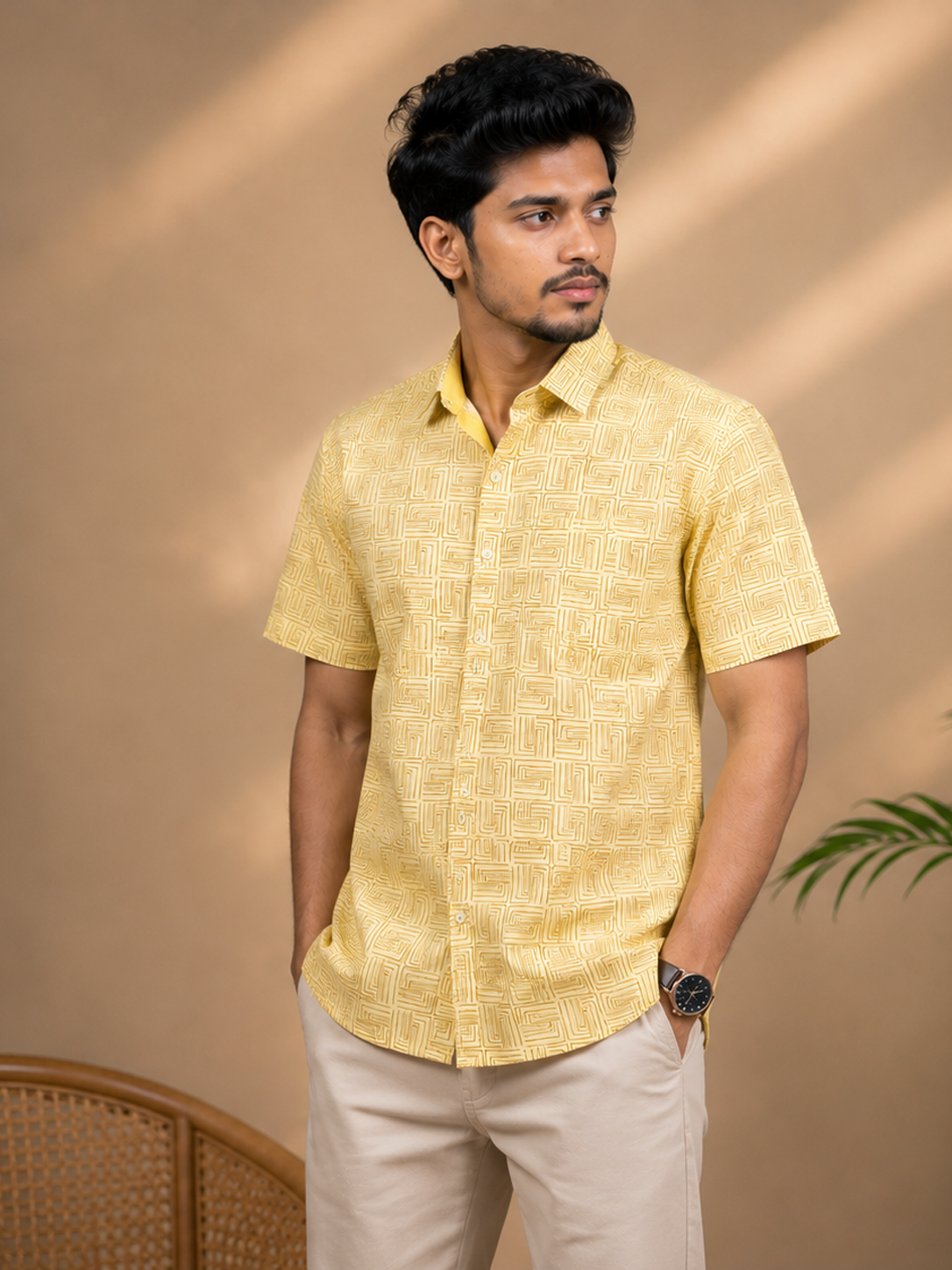 Premium Slab Cotton Half Shirt | Aarong Slab Cotton | Summer Collection
