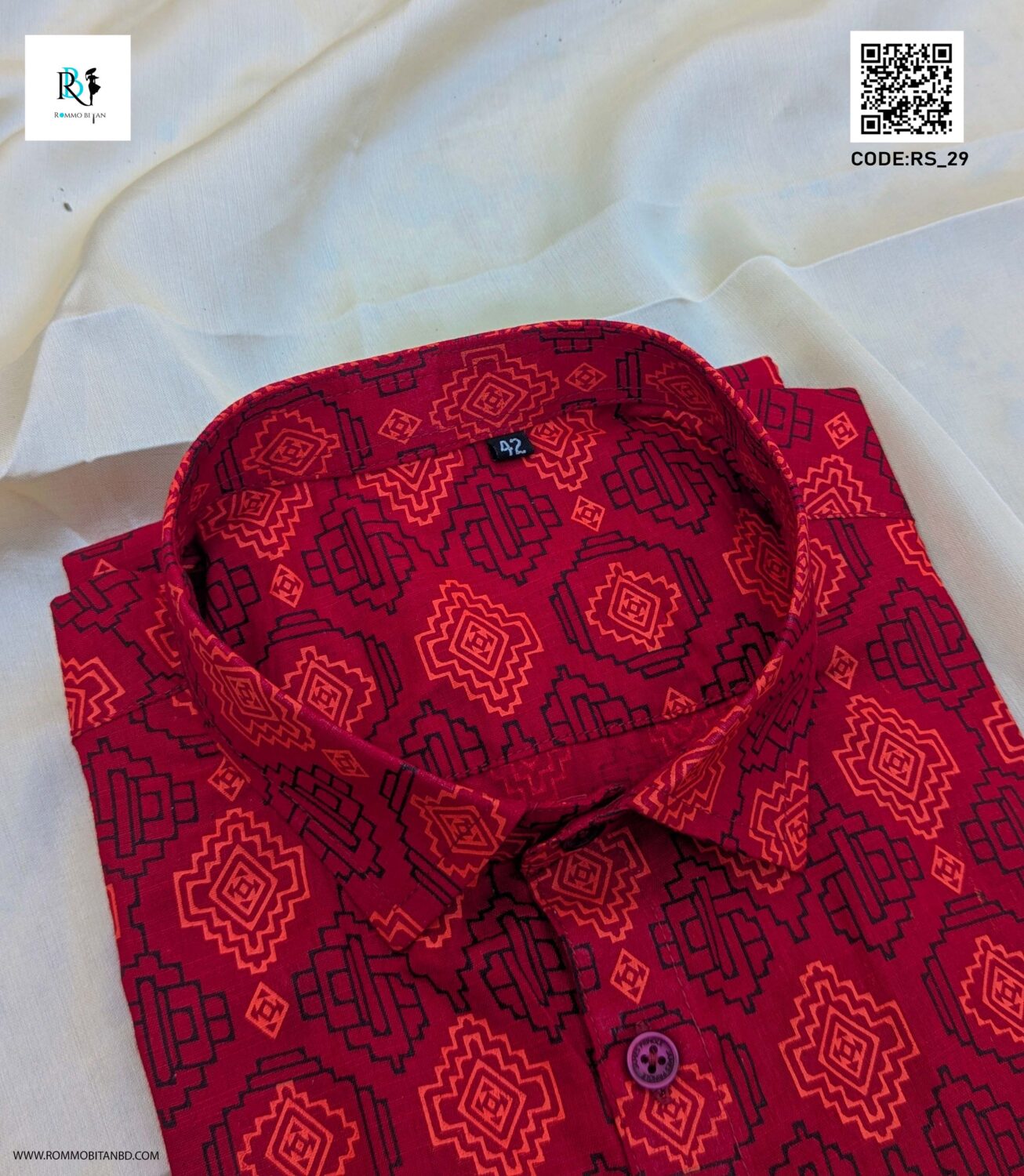 Premium Slab Cotton Half Shirt | Aarong Slab Cotton | Summer Collection