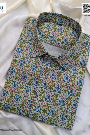 Premium Slab Cotton Half Shirt | Aarong Slab Cotton | Summer Collection |