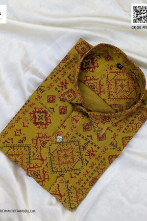 Premium Slab Cotton Half Shirt | Aarong Slab Cotton | Summer Collection