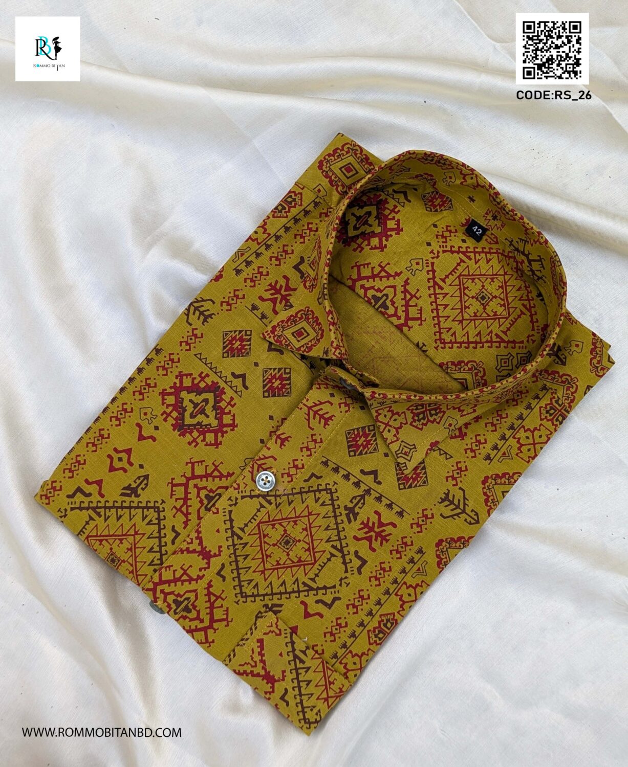 Premium Slab Cotton Half Shirt | Aarong Slab Cotton | Summer Collection