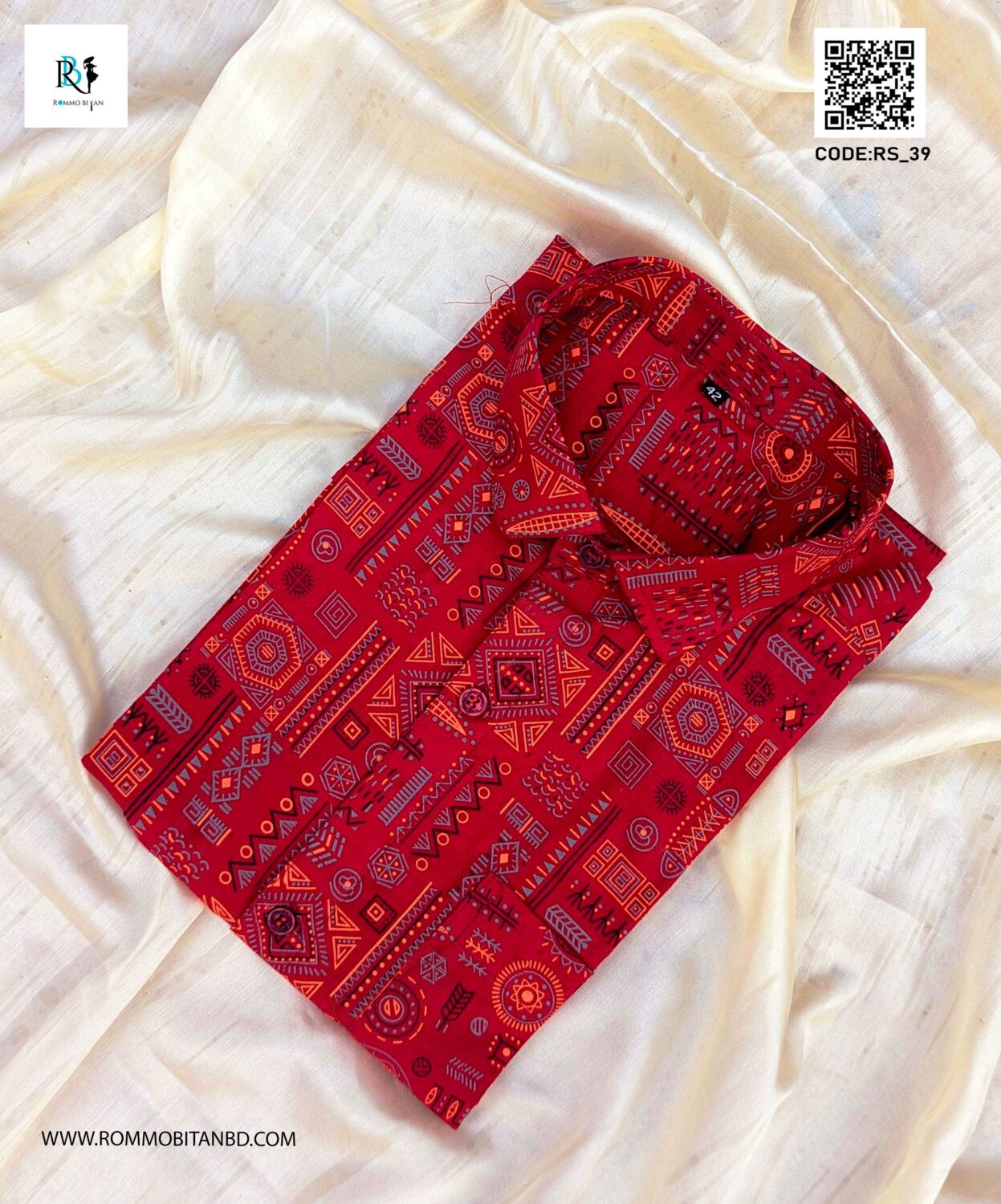 Premium Slab Cotton Half Shirt | Aarong Slab Cotton | Summer Collection