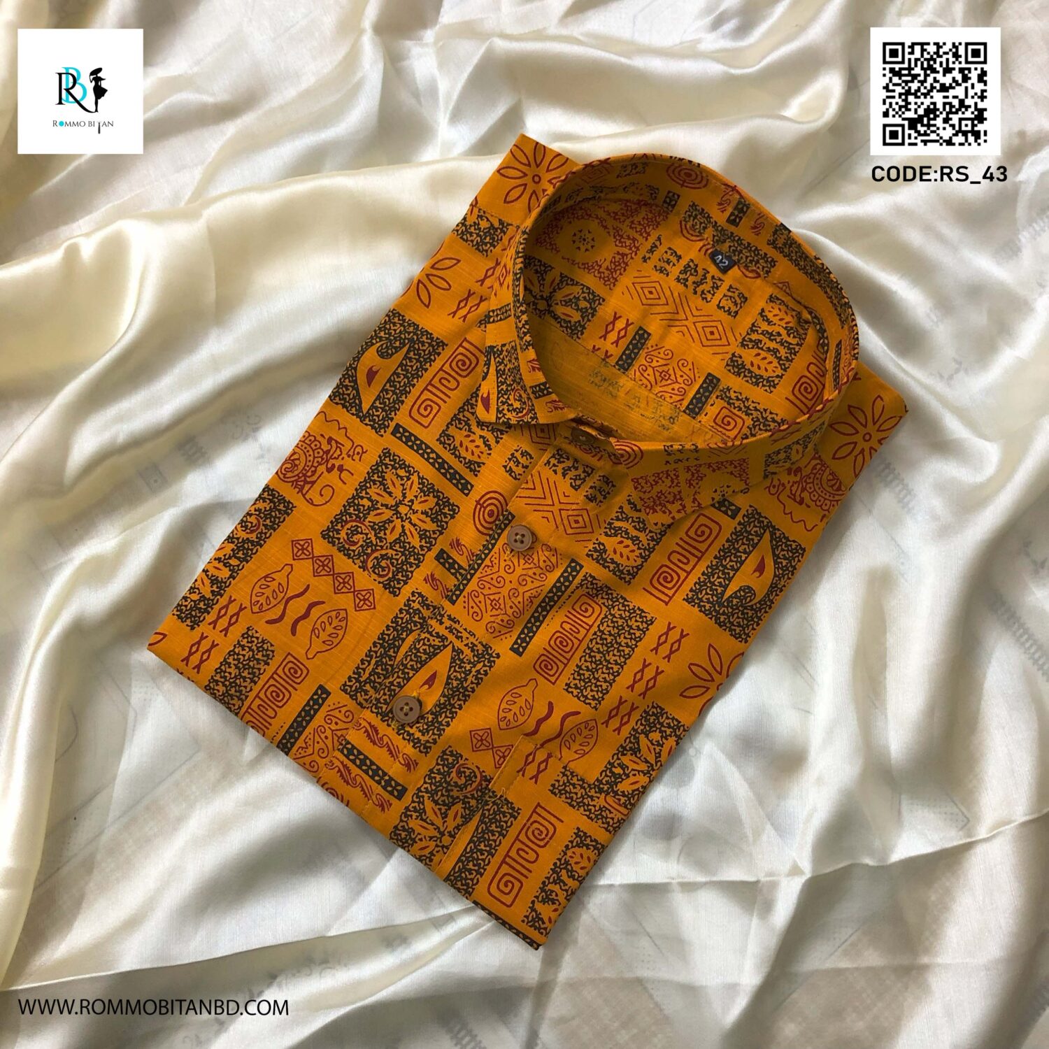 92Premium Slab Cotton Half Shirt | Aarong Slab Cotton | Summer Collection