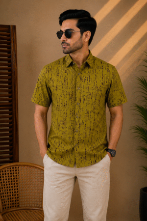 Premium Slab Cotton Half Shirt | Aarong Slab Cotton | Summer Collection
