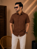 Premium Slab Cotton Half Shirt | Aarong Slab Cotton | Summer Collection