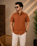 Premium Slab Cotton Half Shirt | Aarong Slab Cotton | Summer Collection