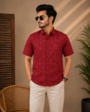 Premium Slab Cotton Half Shirt | Aarong Slab Cotton | Summer Collection