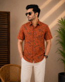 Premium Slab Cotton Half Shirt | Aarong Slab Cotton | Summer Collection