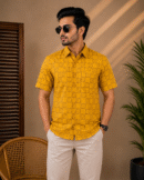 Premium Slab Cotton Half Shirt | Aarong Slab Cotton | Summer Collection