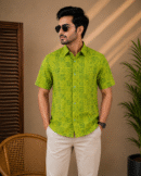 Premium Slab Cotton Half Shirt | Aarong Slab Cotton | Summer Collection