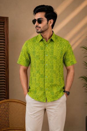 Premium Slab Cotton Half Shirt | Aarong Slab Cotton | Summer Collection