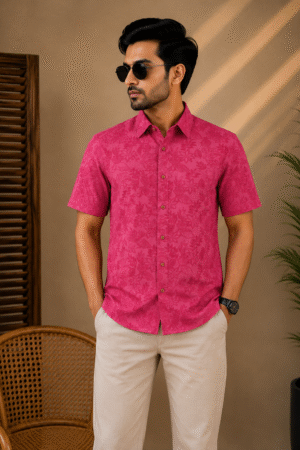 Premium Slab Cotton Half Shirt | Aarong Slab Cotton | Summer Collection