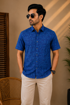 Premium Slab Cotton Half Shirt | Aarong Slab Cotton | Summer Collection