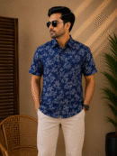Premium Slab Cotton Half Shirt