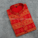 PUJA SPECIAL SCREEN PRINT COTTON PANJABI