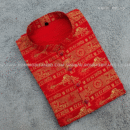 PUJA SPECIAL SCREEN PRINT COTTON PANJABI