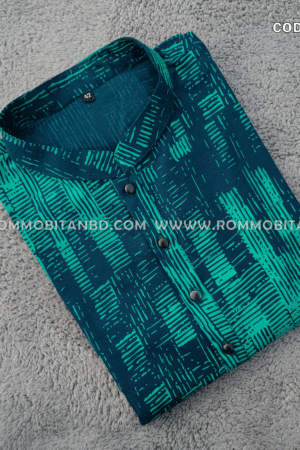 PREMIUM COTTON SCREEN PRINT PANJABI