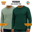 Premium Export Quality Waffle Full Sleeve Tee-Shirt (Two Pieces Combo)
