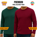Premium Export Quality Waffle Full Sleeve Tee-Shirt (Two Pieces Combo)