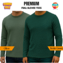 Premium Export Quality Waffle Full Sleeve Tee-Shirt (Two Pieces Combo)