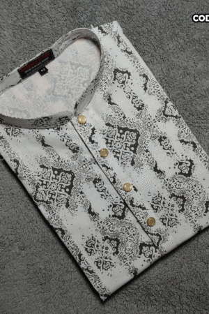 PREMIUM COTTON SCREEN PRINT PANJABI