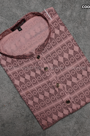 PREMIUM COTTON SCREEN PRINT PANJABI