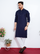 𝐏𝐫𝐞𝐦𝐢𝐮𝐦 𝐍𝐚𝐯𝐲 𝐁𝐥𝐮𝐞 𝐂𝐨𝐥𝐨𝐫 𝐉𝐚𝐜𝐪𝐮𝐚𝐫𝐝 𝐏𝐚𝐧𝐣𝐚𝐛𝐢 𝐅𝐨𝐫 𝐌𝐞𝐧