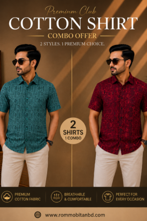 Premium Slab Cotton Half Shirt | Aarong Slab Cotton | Summer Collection