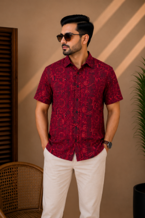 Premium Slab Cotton Half Shirt