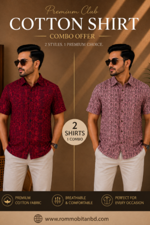 Premium Slab Cotton Half Shirt | Aarong Slab Cotton | Summer Collection