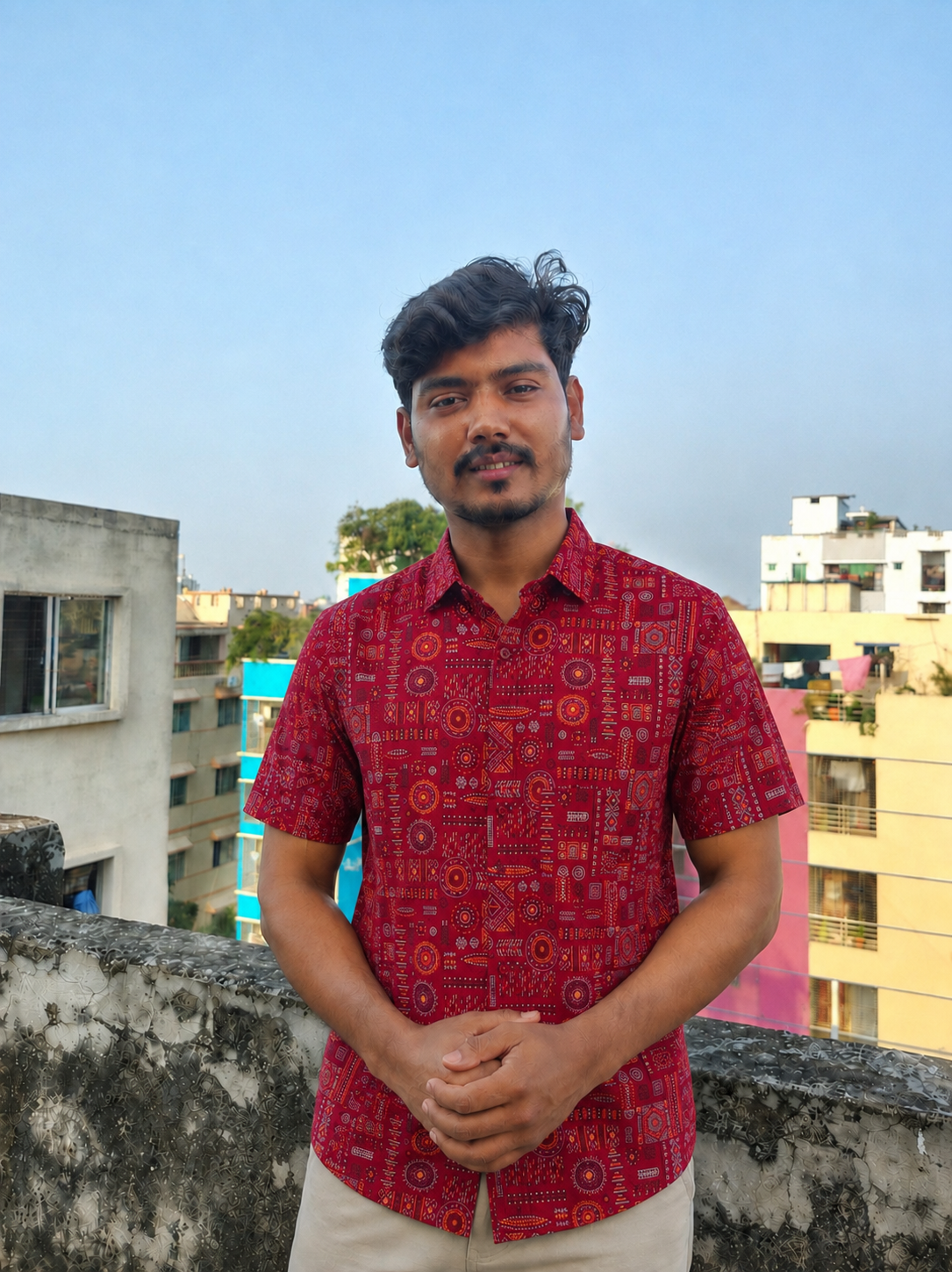 Premium Slab Cotton Half Shirt | Aarong Slab Cotton | Summer Collection