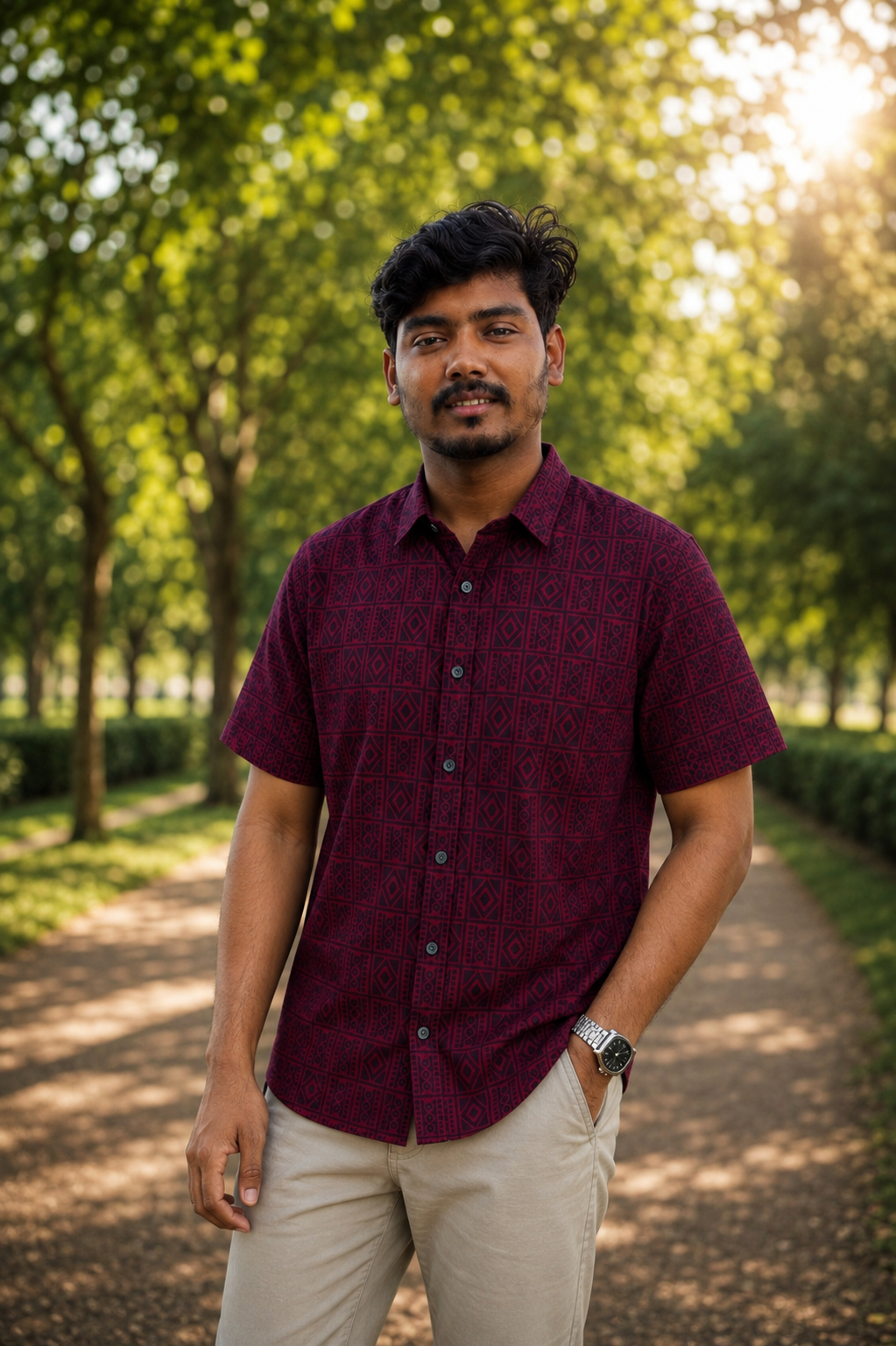 Premium Slab Cotton Half Shirt | Aarong Slab Cotton | Summer Collection