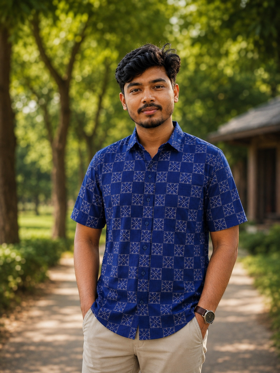 Premium Slab Cotton Half Shirt | Aarong Slab Cotton | Summer Collection