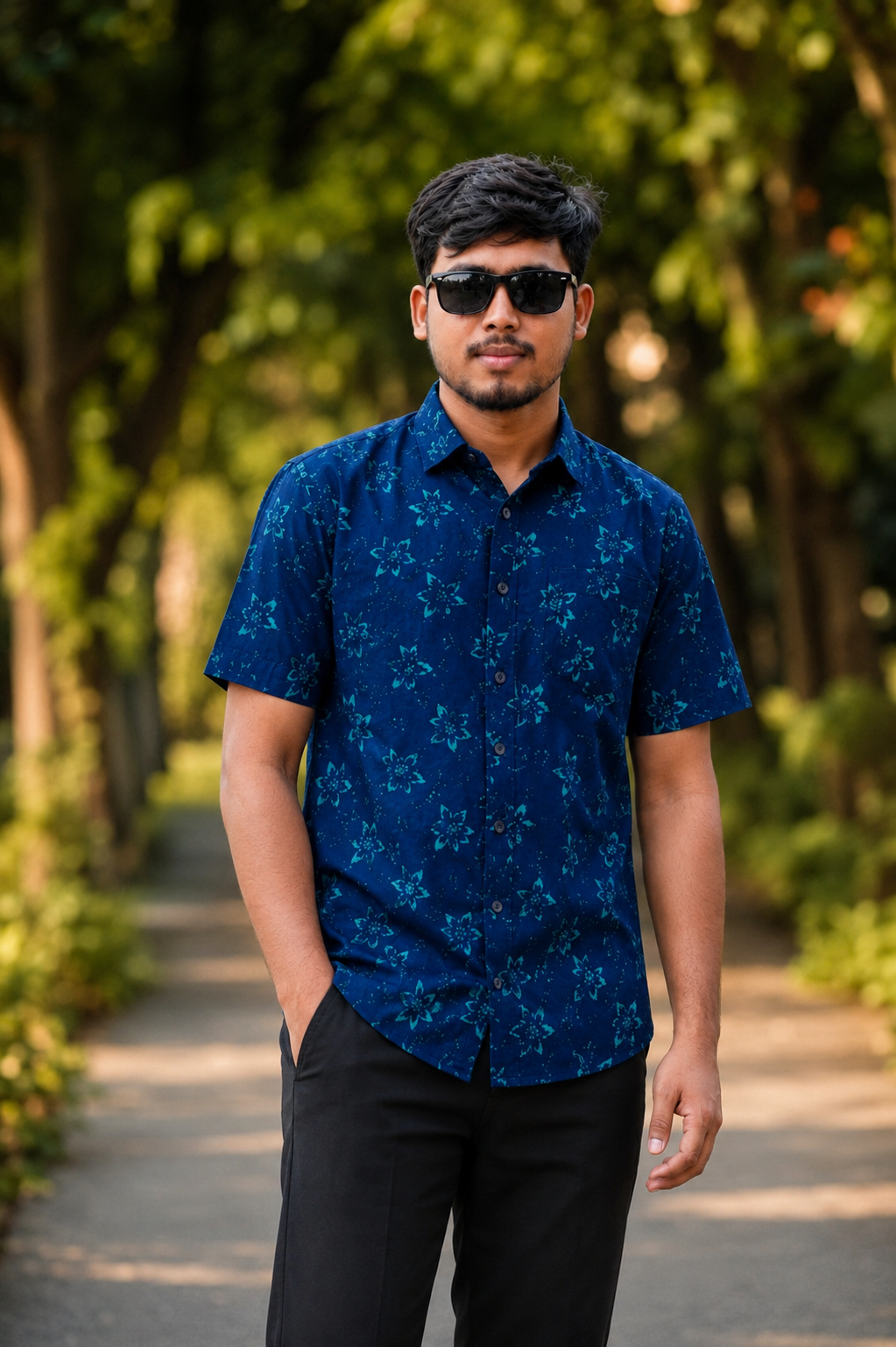 slub cotton shirt-whitee