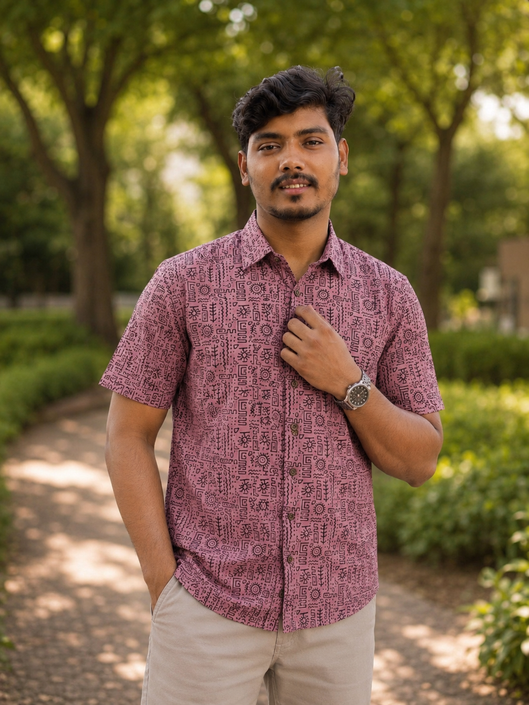 Premium Slab Cotton Half Shirt | Aarong Slab Cotton | Summer Collection