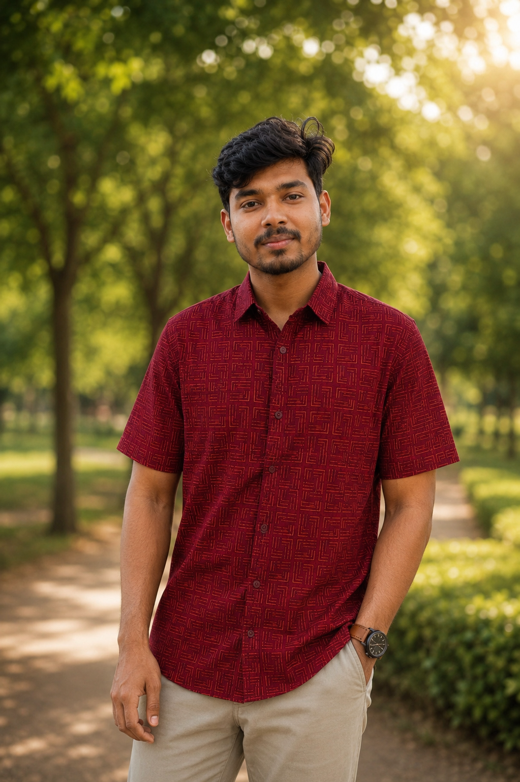 Premium Slab Cotton Half Shirt | Aarong Slab Cotton | Summer Collection