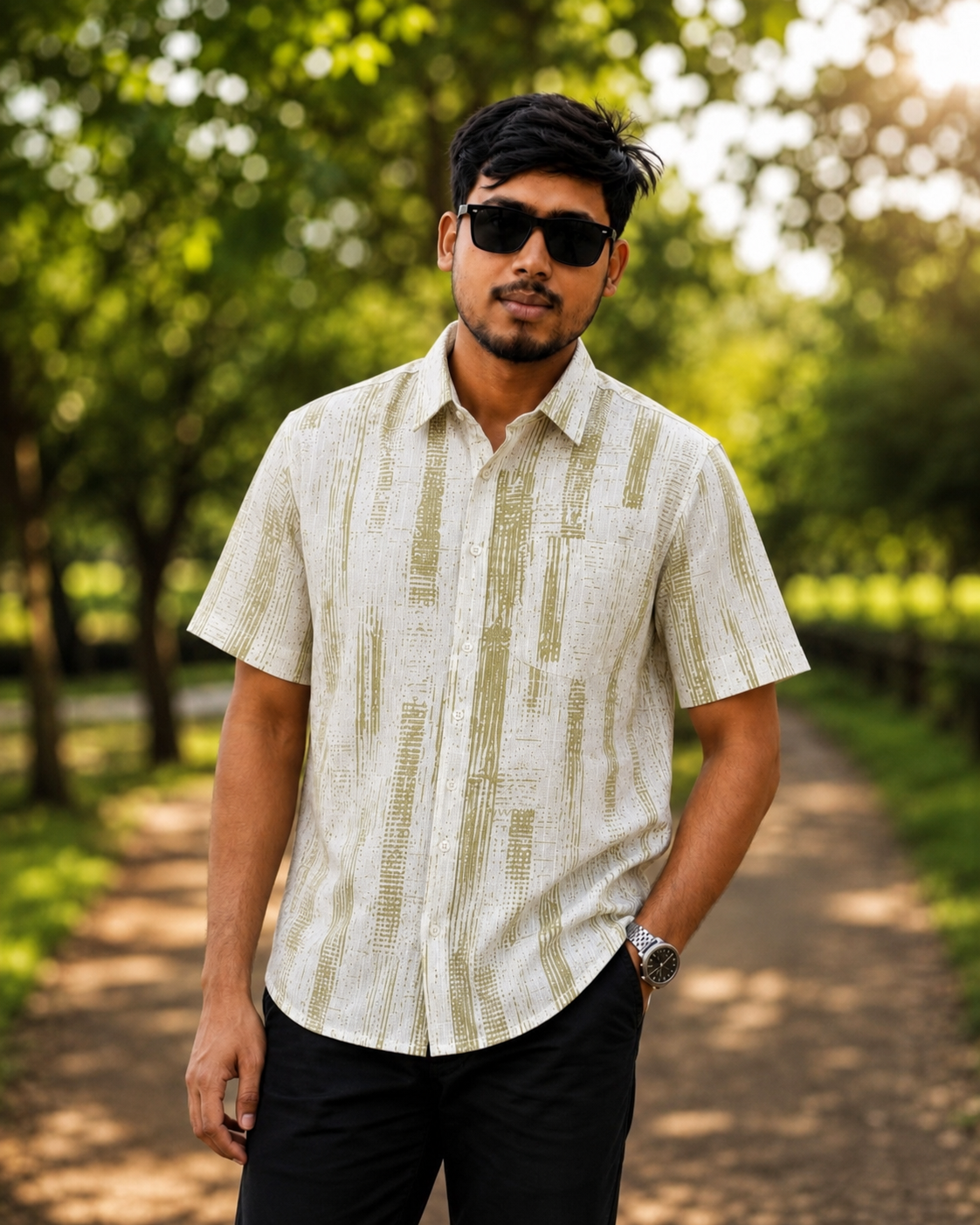 Premium Slab Cotton Half Shirt | Aarong Slab Cotton | Summer Collection