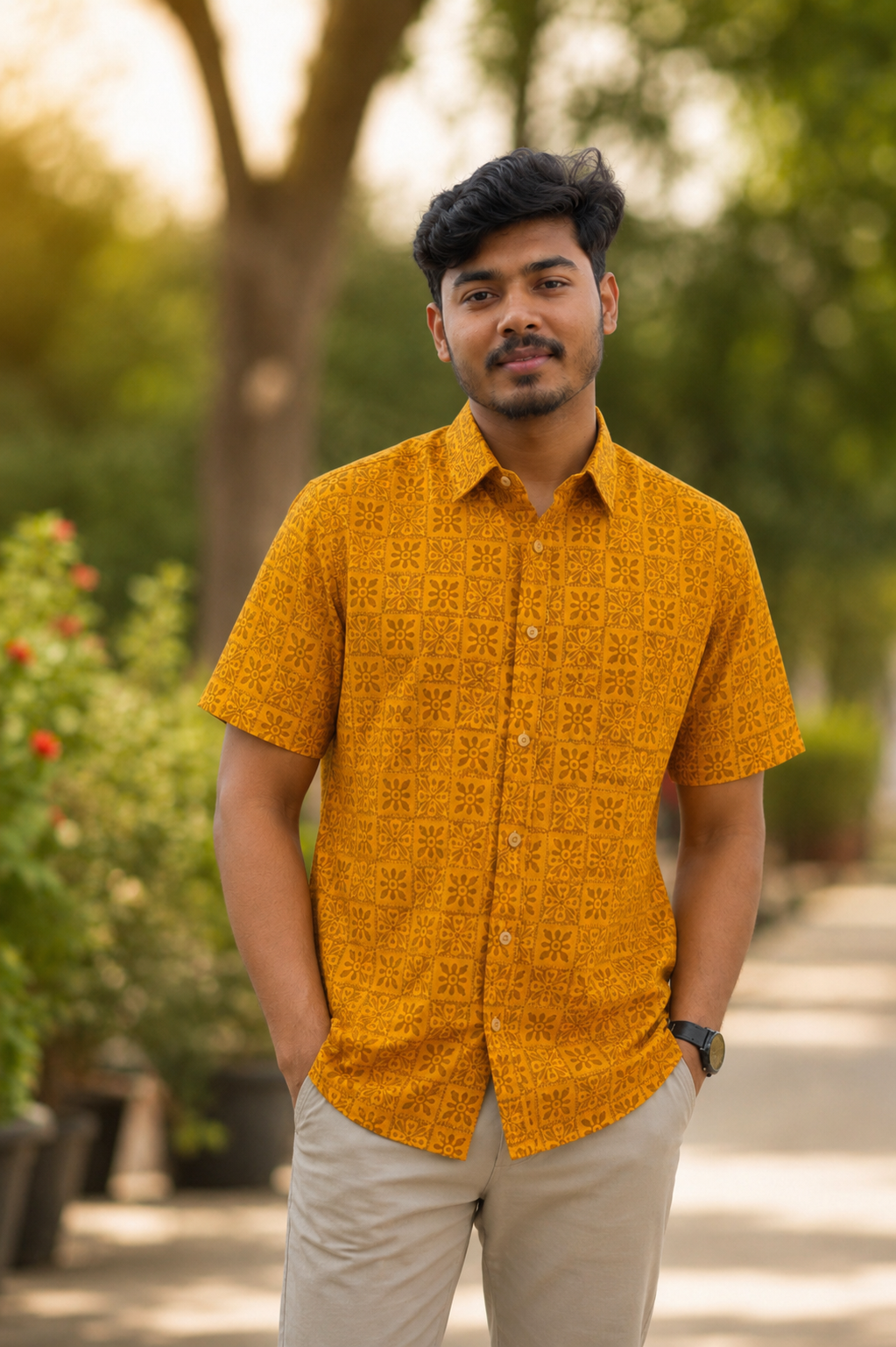 Premium Slab Cotton Half Shirt | Aarong Slab Cotton | Summer Collection